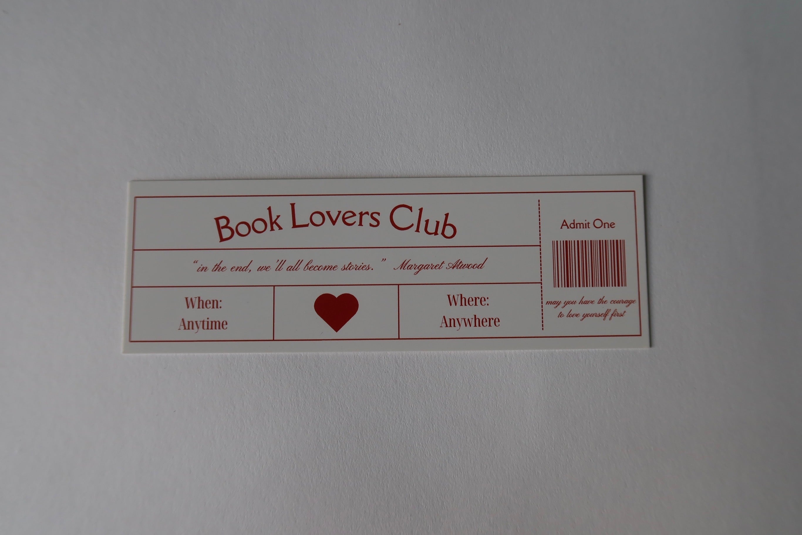 Book Lovers Bookmark